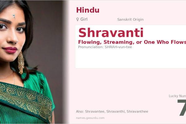 Shravanti Name Meaning — Sanskrit Origin, Girl Name & Details (2025)
