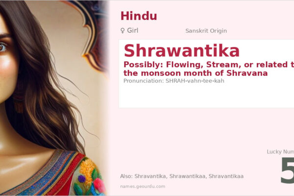 Shrawantika Name Meaning — Origin, Gender & Details (2025)