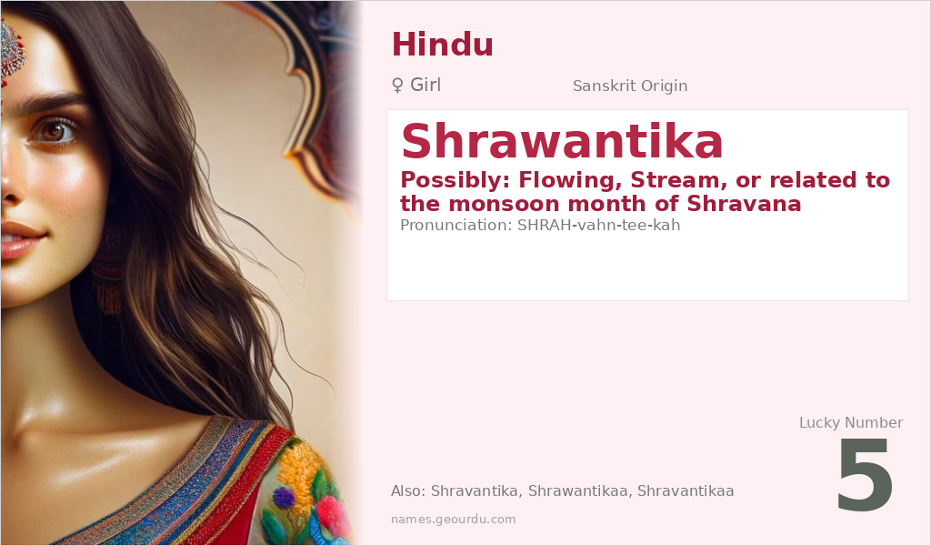 Shrawantika Name Meaning and Details