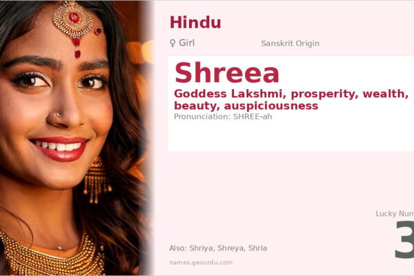 Shreea Name Meaning — Sanskrit Origin, Goddess Lakshmi & Details (2025)