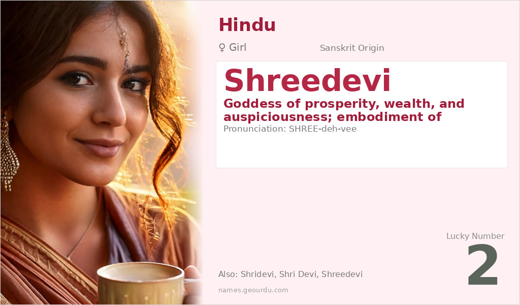 Shreedevi Name Meaning and Details
