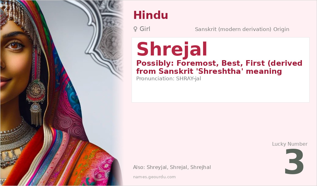 Shrejal Name Meaning and Details