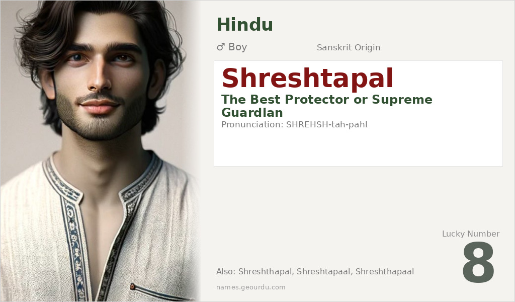 Shreshtapal Name Meaning and Details