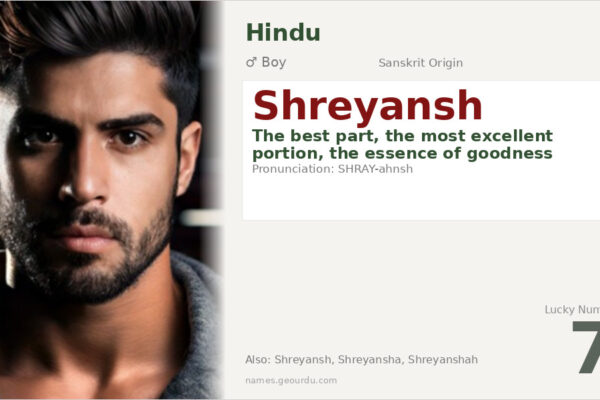 Shreyansh Name Meaning — Sanskrit Origin, Boy Name & Details (2025)