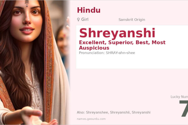 Shreyanshi Name Meaning — Sanskrit Origin, Girl Hindu Name & Details (2025)