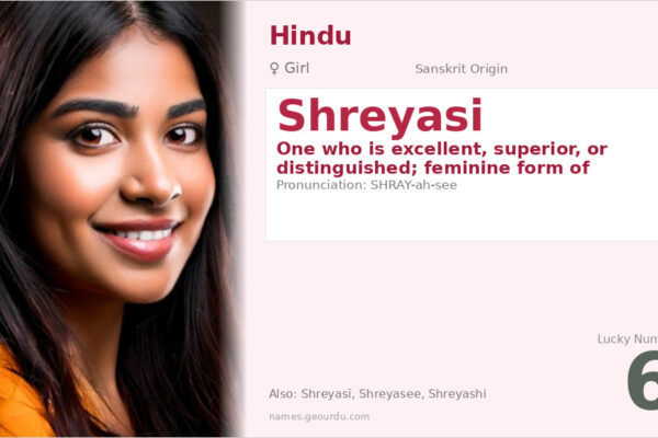 Shreyasi Name Meaning — Sanskrit Origin, Girl Name & Details (2025)