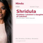 Shridula Name Meaning and Details