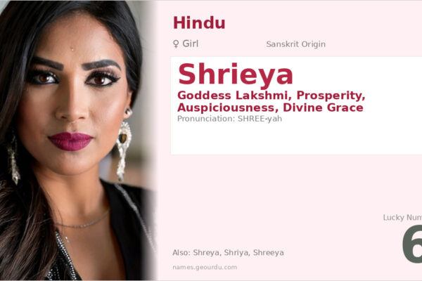 Shrieya Name Meaning — Sanskrit Origin, Girl Name & Hindu Details (2025)