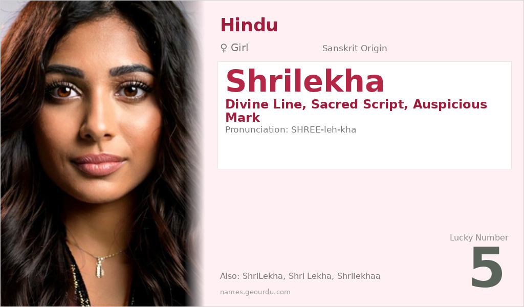 Shrilekha Name Meaning and Details