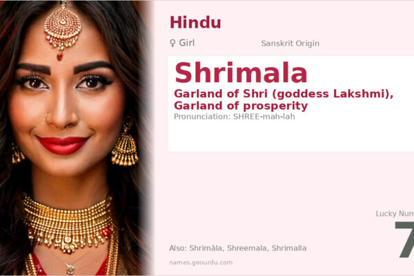 Shrimala Name Meaning — Sanskrit Origin, Girl Hindu Name & Details (2025)