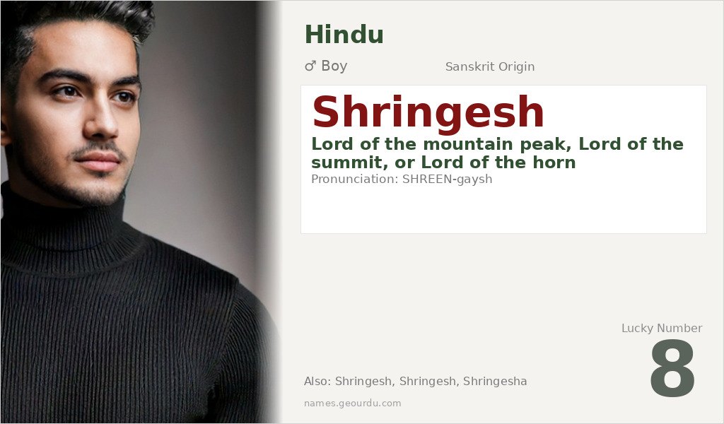 Shringesh Name Meaning and Details