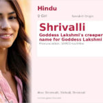 Shrivalli Name Meaning and Details