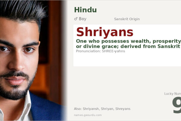 Shriyans Name Meaning — Sanskrit Origin, Boy Name & Details (2025)