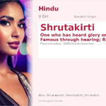 Shrutakirti Name Meaning and Details