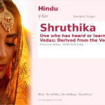 Shruthika Name Meaning and Details