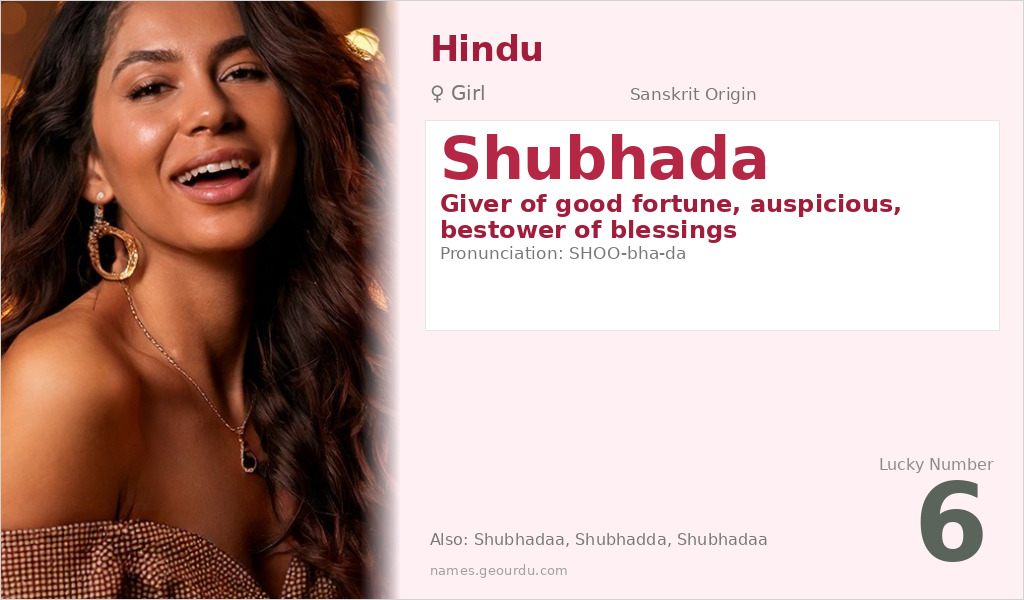 Shubhada Name Meaning and Details