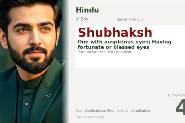 Shubhaksh Name Meaning — Sanskrit Origin, Boy Name & Details (2025)