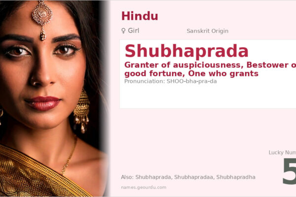 Shubhaprada Meaning — Sanskrit Origin, Girl Name & Details (2025)