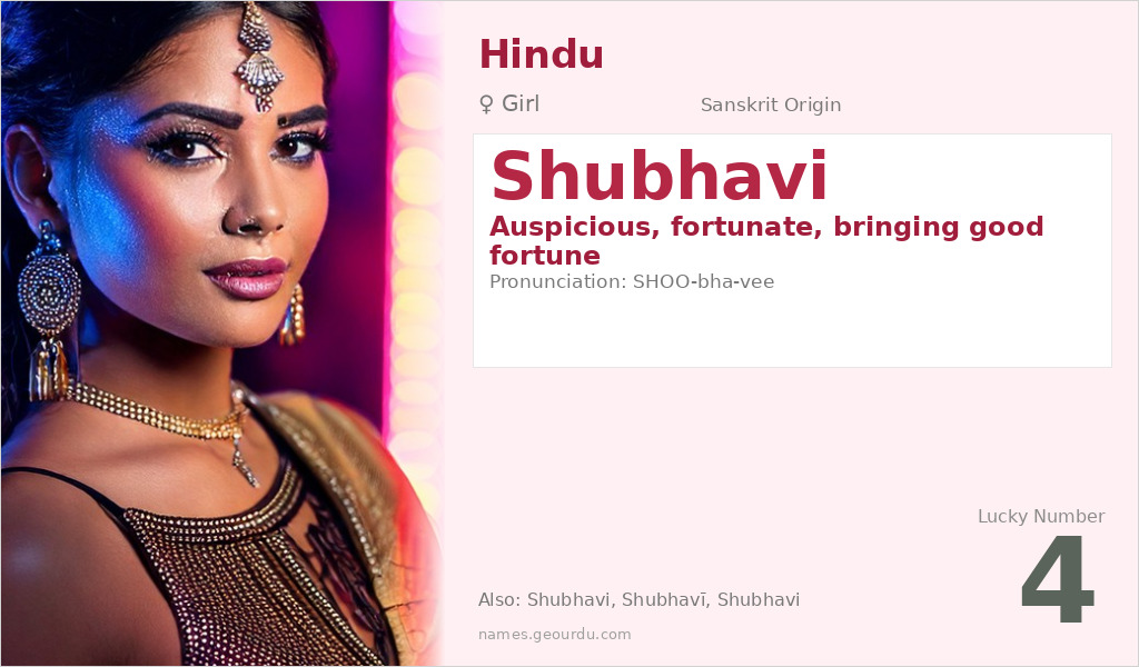 Shubhavi Name Meaning and Details