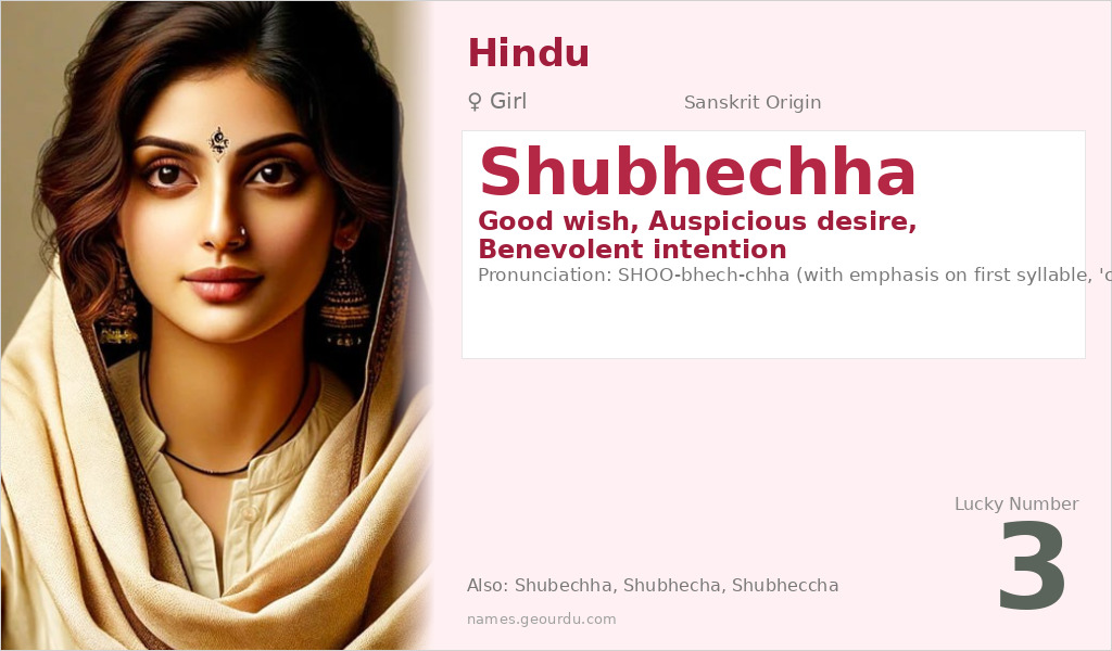 Shubhechha Name Meaning and Details