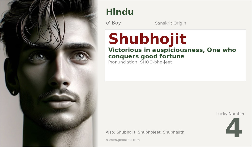 Shubhojit Name Meaning and Details