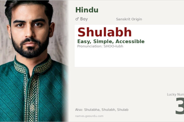Shulabh Name Meaning — Sanskrit Origin, Boy Name & Details (2025)