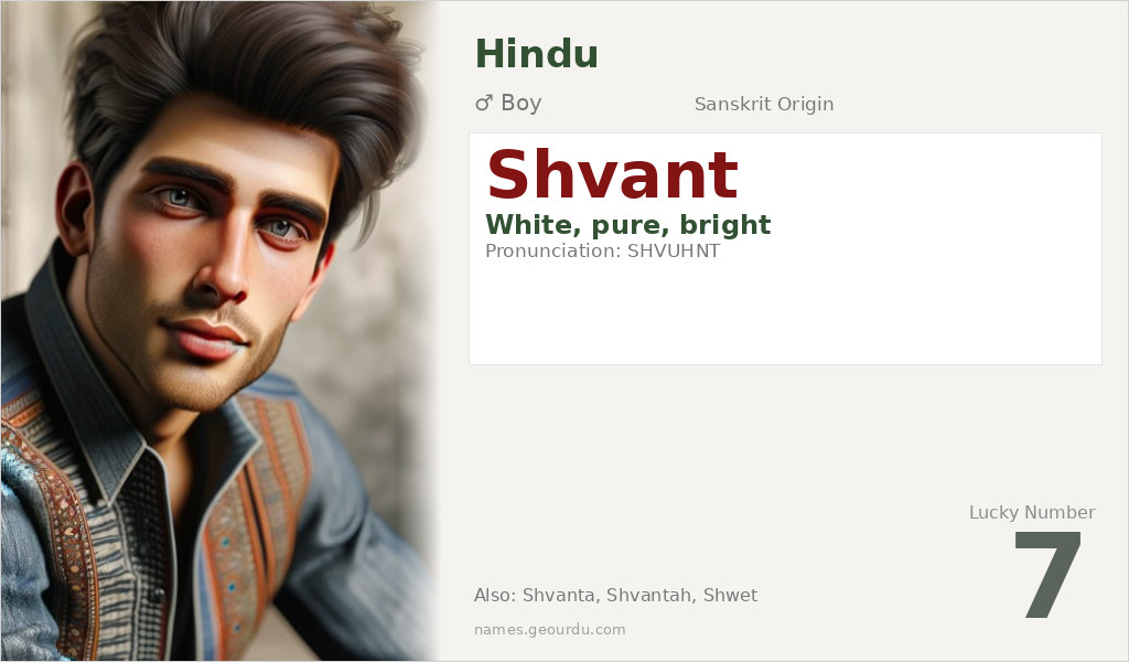 Shvant Name Meaning and Details