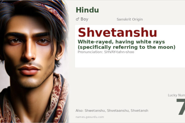 Shvetanshu Name Meaning — Sanskrit Origin, Boy Name & Details (2025)