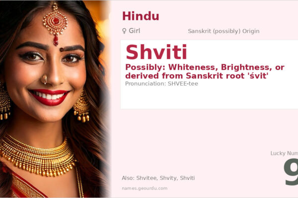 Shviti Name Meaning — Origin, Gender & Details (2025)