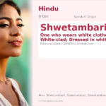 Shwetambari Name Meaning and Details