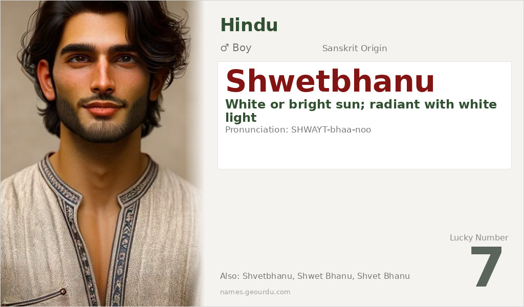 Shwetbhanu Name Meaning and Details