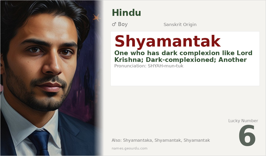 Shyamantak Name Meaning and Details