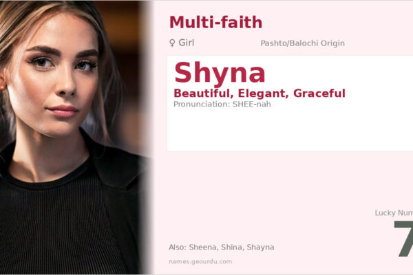 Shyna Name Meaning — Origin, Gender & Details (2025)