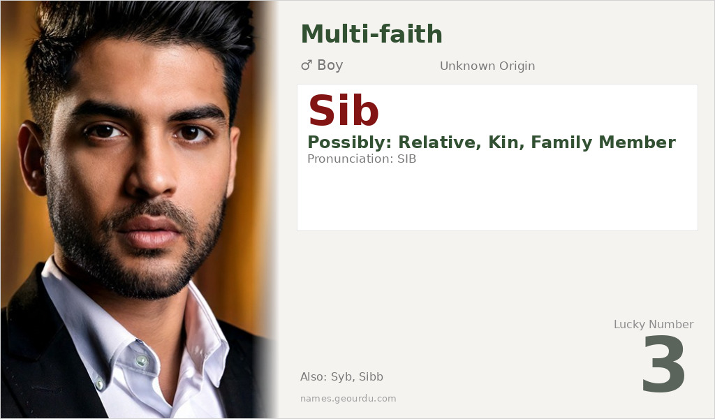 Sib Name Meaning and Details