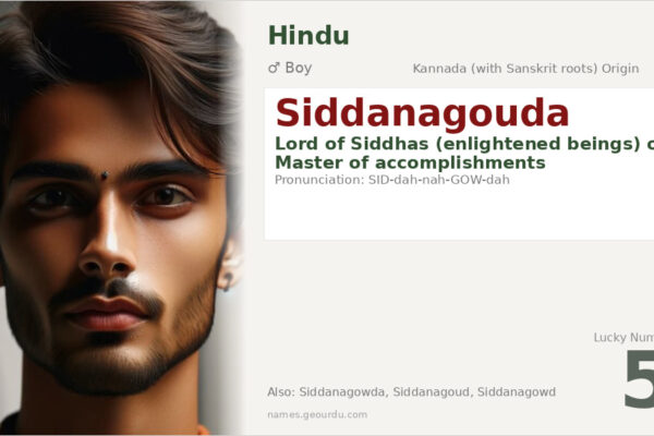 Siddanagouda Name Meaning — Kannada Origin, Boy Name & Details (2025)