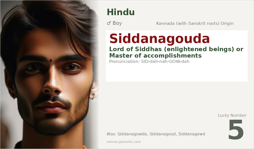 Siddanagouda Name Meaning and Details