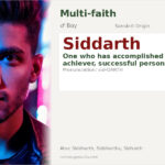 Siddarth Name Meaning and Details