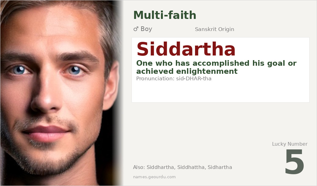 Siddartha Name Meaning and Details