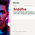 Siddha Name Meaning and Details