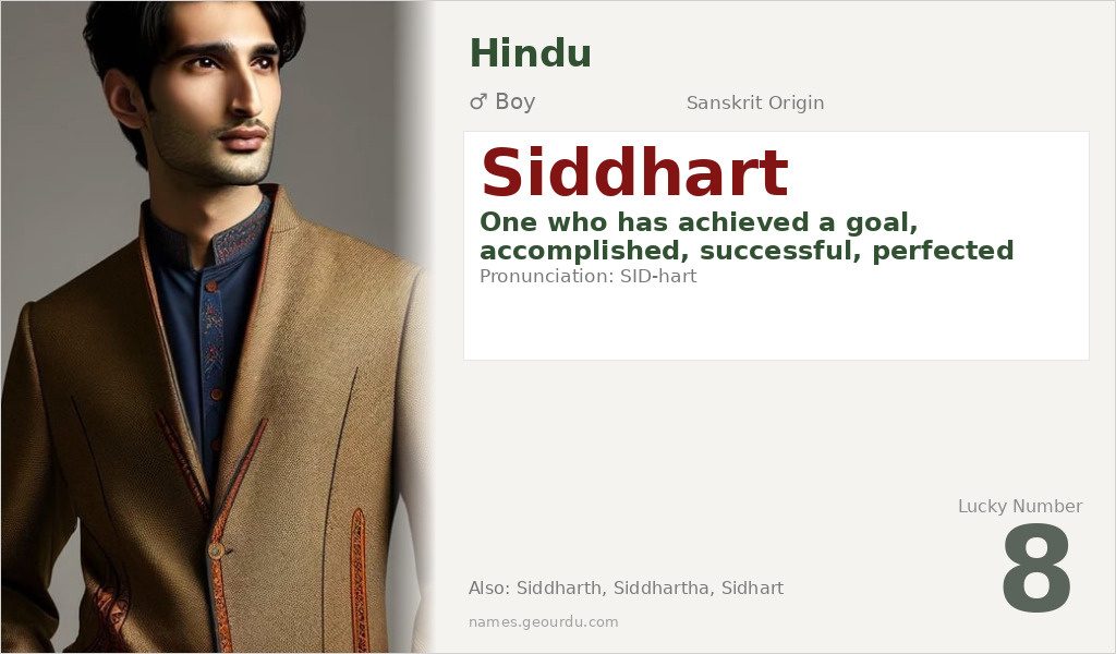 Siddhart Name Meaning and Details