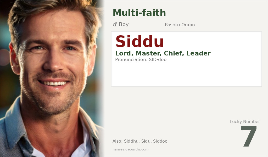 Siddu Name Meaning and Details