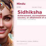 Sidhiksha Name Meaning and Details