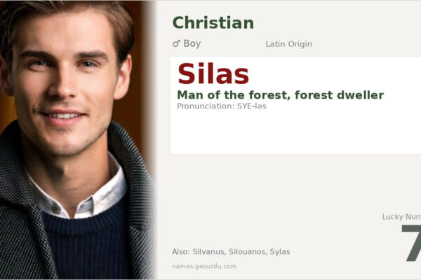 Silas Name Meaning — Latin Origin, Christian Significance & Details (2025)