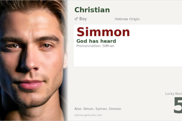 Simmon Name Meaning — Hebrew Origin, Boy & Christian Details (2025)