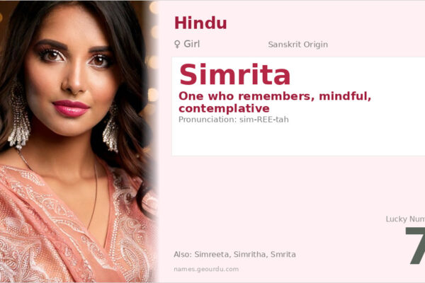 Simrita Name Meaning — Sanskrit Origin, Girl Name & Details (2025)
