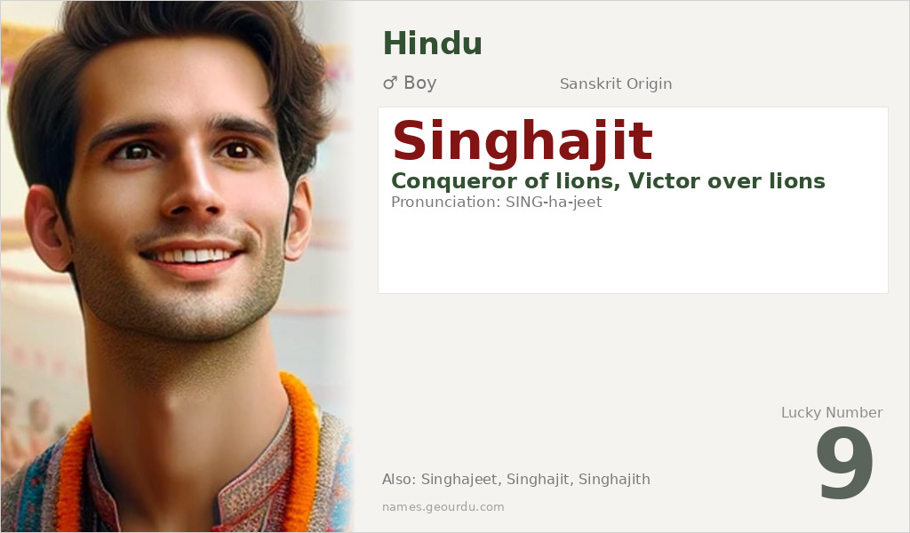 Singhajit Name Meaning and Details