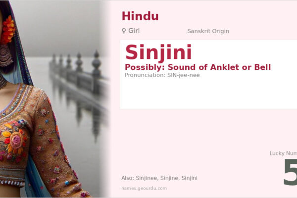 Sinjini Name Meaning — Origin, Gender & Details (2025)
