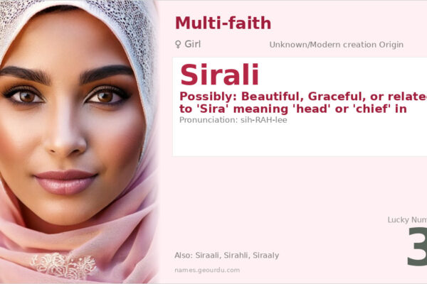 Sirali Name Meaning — Origin, Gender & Details (2025)