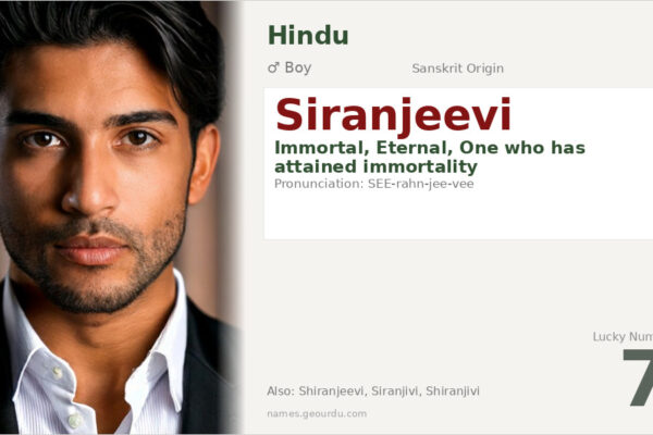 Siranjeevi Name Meaning — Sanskrit Origin, Hindu Boy Name & Mythology (2025)