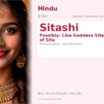 Sitashi Name Meaning and Details